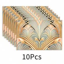 1 tấm lót bàn ăn bằng vải lanh, thảm ăn sáng, đế lót ly cà phê, tấm lót bát, phụ kiện nhà bếp, thảm ăn dễ lau chùi, thích hợp cho gia đình, nhà hàng, trang trí phòng ăn, quà tặng ngày lễ, quà tặng bạn bè, bộ nhiều món - Nhiều màu - Xem 37