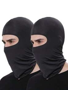 1/2 st balaklava ansiktsmask, unisex skidmask, UV-skyddande vindtät halsduk, lämplig för vandring, fiske, cykling - D - Visa 16