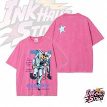 ( Part 8: The Gospel Of ) -- Short Sleeve Cotton Unisex Retro Wash Tee,Cosplay - Black - View 6