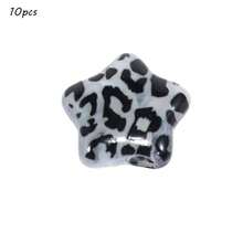 Serie de accesorios de moda con patrón de leopardo: cuentas de amor, cuentas de acrílico perforadas para hacer pulseras, cadenas de teléfono, lazos para el cabello, collares, aretes y colgantes. Fuente de fábrica al por mayor. - Multicolor - Ver 23