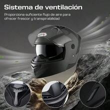 Motorcycle Helmets - Negro1 - View 5