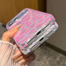 Koolife 1pc Luxury Brown Leopard Print Shell Pattern Phone Case Compatible With IPhone 17 Pro Max, 17 Pro, 17 Air, 17, 16, 15, 14 Plus, 13, 12 Pro Max, 11, Fashionable Anti-Drop Back Cover - Black, Pink, Glitter, Leopard Print - View 4