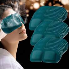 10/50pcs Astaxanthin Steam Eye Mask, Relieve Eye Fatigue, Improve Sleep, Breathable One-Time Use Heated Eye Mask, Unscented, Suitable For Men And Women - A - View 1