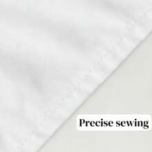 72英寸 x 72英寸优雅白色荷叶边流苏浴帘 - 100%涤纶，可机洗，艺术拼接设计，带金属孔眼，方便安装。适用于浴室浴帘套装、圣诞节/万圣节装饰、家居浴室装饰、秋季装饰、浴室配件、返校季等场合。 - 白色 - 查看 9