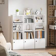 HOMCOM Bookcases - White - View 8