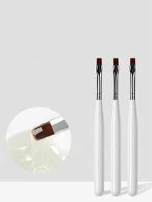 Cọ vẽ móng bằng silicon, dụng cụ chuyên nghiệp dùng cho gel móng, được thiết kế đặc biệt dành cho kỹ thuật viên làm móng. - Nhiều màu - Xem 1