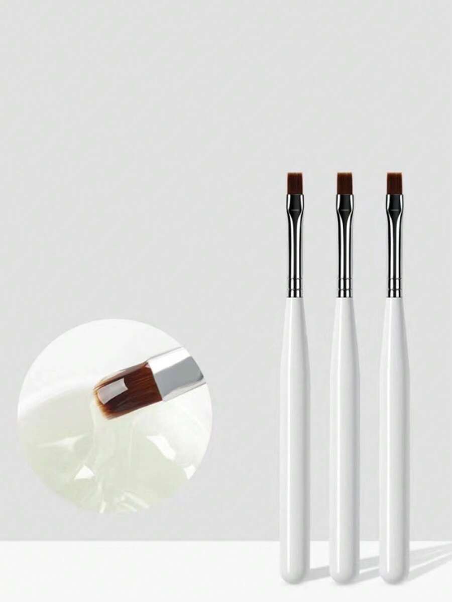 Cọ vẽ móng bằng silicon, dụng cụ chuyên nghiệp dùng cho gel móng, được thiết kế đặc biệt dành cho kỹ thuật viên làm móng. - Nhiều màu - Xem 1