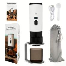 Mesin Kopi Kapsul Portabel, Mesin Pembuat Kopi Espresso Bertekanan dengan Pompa Pemanas Listrik, Mesin Kopi Mini Kompak untuk Rumah, Kantor, Luar Ruangan, dan Berkemah, Hadiah Liburan yang Ideal - Mesin espresso Italia - View 14