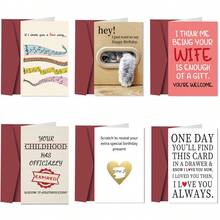 Tarjeta de rascar favorita del esposo/novio - Tarjeta de rascar interactiva y divertida para sorpresa de cumpleaños, sorpresa repetible, regalo de cumpleaños misterioso, regalo para el novio, tarjeta de felicitación, tarjeta de regalo - Multicolor - Ver 10