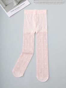 4 đôi quần tất mỏng thoáng khí cho bé gái, họa tiết ngôi sao, quần legging dễ thương và ngọt ngào, màu kem macaron, quần tất trẻ em đa năng mặc hàng ngày, mùa xuân/hè. - Nhiều màu - Xem 7