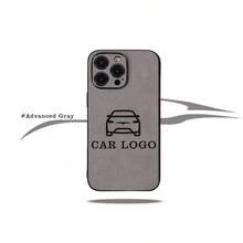 [24h Shipping From DE/FR/ES]FL 2-In-1 Skin-Friendly Protective Case Apple 17 23 24 25 26 Ultra Custom Car Logo Alcantara  17 Case: Monogram Initials - FL二合一磨砂厚款 - 查看 10
