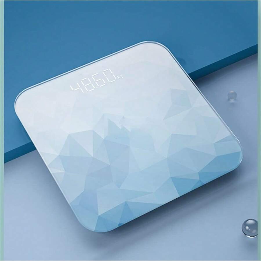 Body Fat Scale, Home Measuring Scale, Electronic Scale For Measuring Human Weight, Phone Connection, Slimming Care (Blue) (Blue As Shown In The Picture) - Blue - View 1