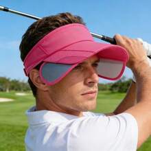 Adjustable And Retractable Wide-Brim Sun Hat - Gifts For Women, Vacation Essentials,Lightweight All-Season Outdoor Sun Protection Hat.Mothers Day Gifts Women,Teacher Appreciation Gifts,Hair Accerssories, Women's Sun Hats, Women's Large Brim Hats, Elegant Women's Sun Hats, Y2K Style Sun Hats, Outdoor Beach Sun Hats, UV Protection Hats, Women's Hats, Sun Hats For Teenagers, Men's Sun Hats, Men's Hats, Sports Sun Protection Hats, Summer Sun ProtectionFeatures An Adjustable Drawstring And Retractable Design, Suitable For Tennis, Golf, Beach, And Other Activities. Unisex Style. - 玫紅色 - 查看 7