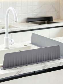 Tấm chắn nước bồn rửa cỡ lớn có giác hút, chống trượt, chống thấm nước, bảo vệ mặt bàn khỏi nước bắn tung tóe. - Phiên bản mở rộng - Xem 11