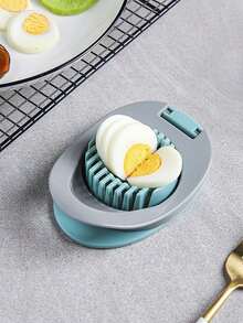 1 pieza Cortador de huevos y fresas de alambre de acero inoxidable, herramienta de cocina - Multicolor - Ver 4