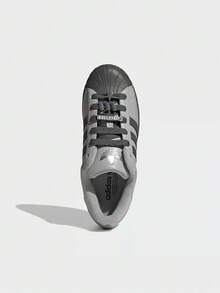 Giày Adidas Superstar II dành cho nữ - Giày thể thao mũi vỏ sò cổ điển - Xám/Đen - Xem 3