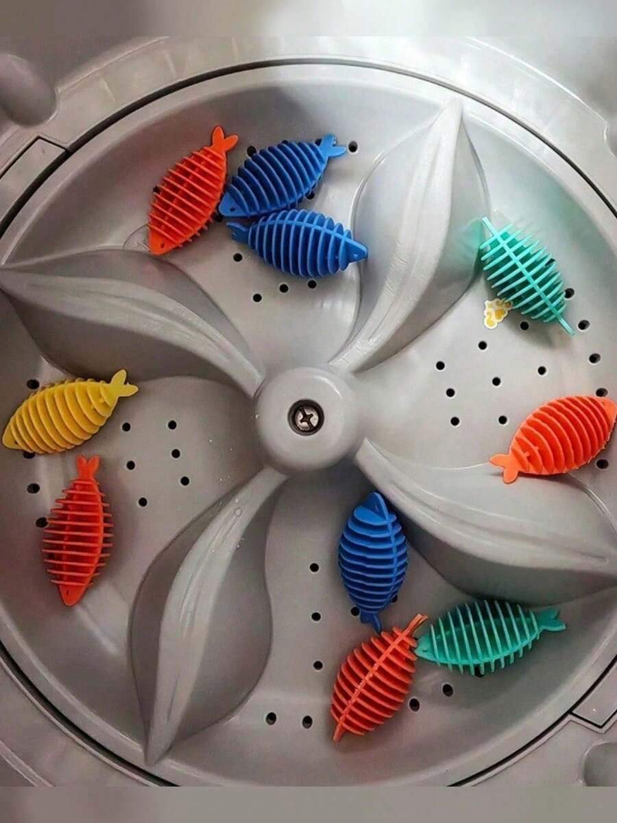 可重复使用的硅胶鱼形除毛刷,适用于衣物、毯子、毛巾和宠物毛发去除,有效去除洗衣机中的绒毛,去除猫狗毛发,家用洗衣工具,无绒毛洗涤,洗衣房必备,清洁用品,洗衣机,绒毛收集器,宠物毛发收集器,可重复使用的宠物毛发去除器,衣物清洁工具,洗衣配件,清洁衣物 - A - 查看 1