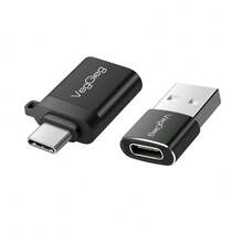 Type-C 转 USB 3.0 适配器，OTG 转换器，USB 3.0 公头转 USB-C 母头适配器，适用于智能手机、U盘、游戏手柄、笔记本电脑 - 彩色 - 查看 2