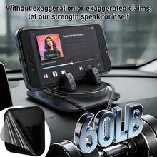 360° Rotating Car Phone Holder, Dashboard Windshield Suction Cup Mount, Adjustable Horizontal And Vertical Screen, Non-Slip Hands-Free Holder Suitable For IPhone And All Smartphones - Multicolor - View 2