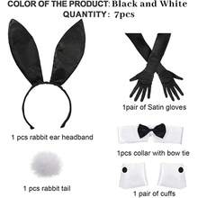 Easter Bunny Costume Set  Including Rabbit Ear Headband Cuff And Rabbit Tail Accessories - ES1026Z21A - View 5