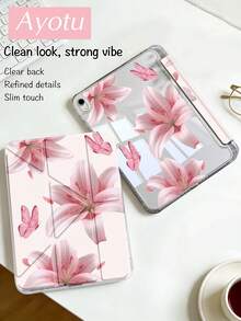 Ayotu Ốp lưng dạng gập có chân đế họa tiết hoa ly và bướm, tương thích với iPad A16, Air 8(M4) 2026 (11 inch), Air 8(M4) 2026 (13 inch), Pro 13 12.9 11, Air 11 13, Mini, Air 11 inch, Kindle (thế hệ thứ 11 - ra mắt năm 2024), Kindle Paperwhite thế hệ thứ 12 năm 2024. - Nhiều màu - Xem 3
