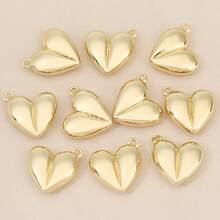 1/10 浪漫心形 DIY 首饰吊坠，光滑简约，可制成任何首饰吊坠，百搭优雅 - DIY愛心吊墜 - 查看 3