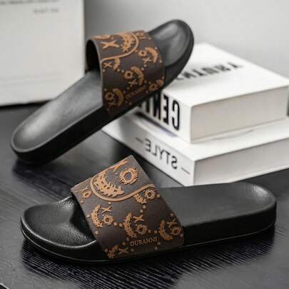 XO(Pattern trademark) Pantuflas minimalistas duraderas para interiores/exteriores talla grande, adecuadas para uso doméstico, relajación en vacaciones, ligeras y duraderas, aptas para hombres y mujeres, parejas y familias, regalo práctico
