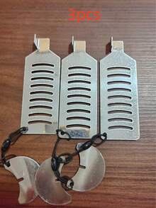1/2/3/4pcs Portable Door Lock Safety Device, Adjustable Portable Door Lock For Home, Hotel, Apartment, College Safety, Extra Privacy And Security At Home, Hotel And Apartment, Silver - Silver - View 14