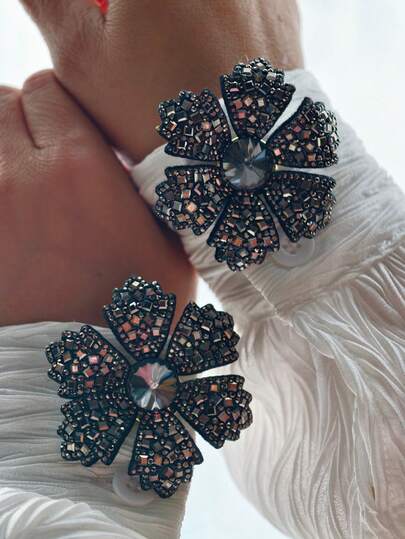 1/2 chiếc khuy măng sét hình kim cương kiểu cổ điển, nút trang trí, phụ kiện quần áo, quà tặng và đồ trang trí tiệc.