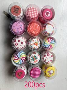 烤箱用松饼烘焙杯，耐热不粘松饼衬垫 - 查看 17