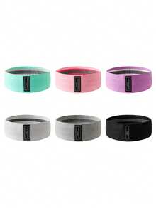 Fabric Resistance Loop Bands 3 Packs, Polyester Non-Slip Exercise Bands For Leg, Hip & Glute Training - Multicolor - View 6