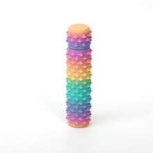Portable Plastic 3D Printed Massage Roller Stick, Professional Angled Spike Design Rotating Muscle Relaxation Pressure Relief Grip Toy, Suitable For Fitness And Daily Relaxation - Multicolor - View 11