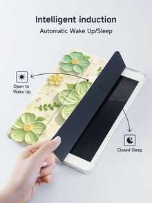 1 chiếc bao đựng máy tính bảng và Kindle họa tiết hoa lá màu xanh lá cây, tương thích với iPad Air 8 (M4) 2026 (11/13 inch), thế hệ thứ 10, 11/Air thế hệ thứ 4/Air thế hệ thứ 7/9.7 inch, Galaxy Tab A9 Plus, Kindle (thế hệ thứ 11 - ra mắt năm 2024) (6 inch), Kindle Paperwhite thế hệ thứ 12 2024, một món quà Giáng sinh thời trang và tối giản. - Nhiều màu - Xem 5