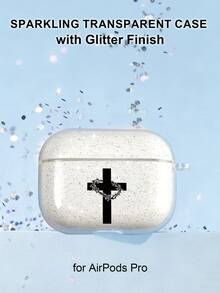 可爱的粉色连衣裙女孩牵着耶稣的手，透明闪光分体式保护壳，配有西班牙语文字，兼容 4/ 3/ 2/ Pro/ Pro 2/ Pro 3，高品质产品，独特设计，是送给家人和朋友的完美节日礼物。 - 查看 9