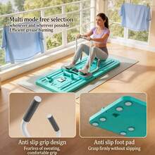 Multifunctional Fitness Board / Foldable Abdominal Trainer / Pilates Board With Resistance Bands / Full Body Workout Equipment With Resistance Bands / Home Strength And Core Abdominal Trainer - A - View 6