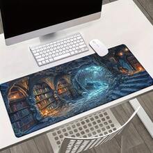 A Magic Book HD Printed Desk Mat, Multifunctional XXL Mouse Pad, Keyboard Gaming Mouse Pad, Office Computer PC Player Desk Mat.A Gift For Family And - Xem 3