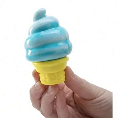 Gradient Ice Cream Squishies Set - Mini Food Squeeze Toys, Slow Rising Soft Stress Relief, Perfect Desk Toy & Gift For Ice Cream Lovers, Cute Room Decor