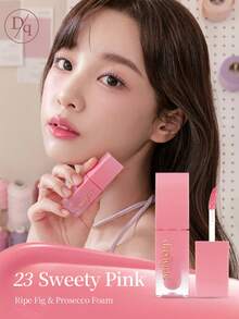 Dasique Moisturizing Lip Tint, 3.5g, Lightweight Color, Long-Lasting Shine, Non-Sticky | Vegan, No Animal Testing, Nourishing Hydration, High Pigmentation, Long-Lasting, Valentine's Day Heart-Shaped Gift - 23Sweety Pink - 查看 7