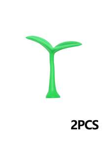 2 piezas Pegatinas decorativas 3D para coche | Cuernos de diablo y pequeño árbol | Decoración para techo | Cuernos de diablo y pequeño árbol divertidos para decoración de techo, adecuado para todos los modelos de coche | Agrega personalidad a tu coche - A - Ver 14