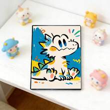 Sổ tay hình khủng long phong cách Graffiti - màu đen - Xem 1