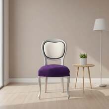 Kiva 2 Universal And Versatile Chair Covers, Various Colors Available – Easy-To-Fit Protective Chair Cover For Backrest, Seat And Arms - Purple - View 2