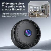1 buah Kamera Pintar Tersembunyi Nirkabel Kecil, Kamera Pengawasan Keamanan WiFi 1080P dengan Penglihatan Malam, Deteksi Gerakan, dan Kontrol Aplikasi dengan Waktu Siaga Lama, Cocok untuk Pengawasan Hewan Peliharaan (Kucing/Anjing) di Dalam/Luar Ruangan, Perawatan Rumah, Perekaman Video, dan Pengumpulan Bukti untuk Penegakan Hukum - Hitam - View 8