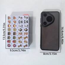 Trò chơi mạt chược Mini TK64+1 Cube Beach Escape, trò chơi phổ biến, với quả bóng chiến đấu hình cờ, trò chơi giải trí hai người chơi, quà tặng hoạt động giải trí trong bữa tiệc. - Màu xanh lam - Nhựa - Xem 8