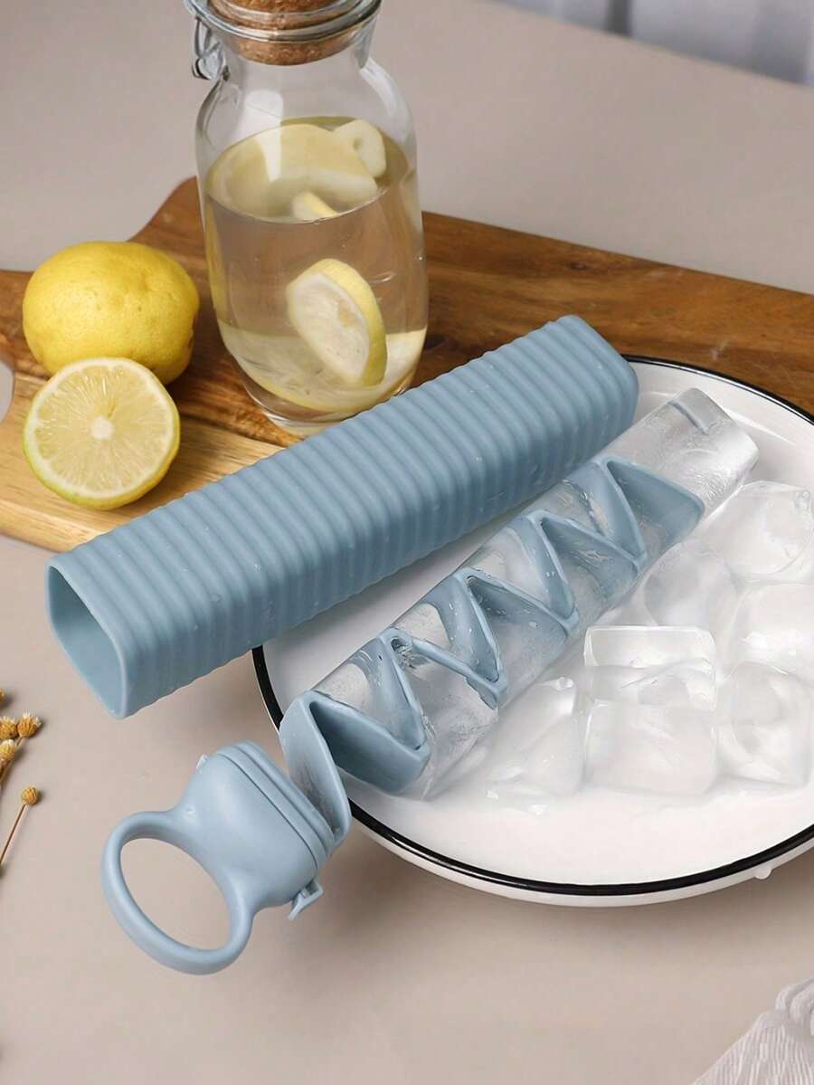 Pull-Out Ice Tray Creative Mold, Household Ice Pop Mold Ice Tray Silicone Tray Portable Quick Mold Kitchen Mold - Multicolor - View 1