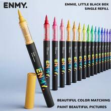 ENMY Acrylic Paint Markers Pen Soft Head Direct Liquid Graffiti Painting QuickDry Pigments Art Supplies For Felt - 24種顏色 - 查看 4