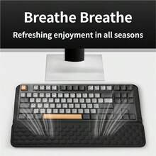 Mechanical Keyboard Wrist Rest/Pad, Integrated High-Quality Design, Memory Foam Mouse Wrist Support, Removable Wrist Pad To Relieve Wrist Pain, Suitable For Office Use, An Excellent Gift Choice. - Multicolor - View 7