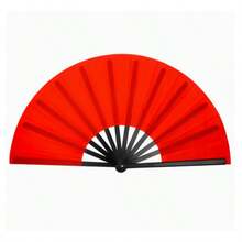 Evantai pliabil din plastic cu două fețe, mini evantai pliabil portabil, design clasic potrivit pentru Tai Chi, dans, răcorire de vară, călătorii pe plajă, ușor și compact, potrivit pentru decor, Ziua Îndrăgostiților, esențial pentru călătorii - ventilator - Vizualizare 10