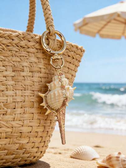 Móc khóa vỏ sò tự nhiên bất đối xứng, mặt dây chuyền vỏ sò phong cách đại dương tinh tế, phụ kiện túi xách, bãi biển, mùa hè, phụ kiện trang sức tự nhiên thời trang phóng khoáng dành cho nữ, trang trí túi xách, đồ trang trí treo xe hơi, phụ kiện vòng cổ, bông tai, chuông gió thủ công sáng tạo tự làm, unisex. Thích hợp cho các dịp lễ, sinh nhật, tiệc tùng, mùa cưới, quà tặng cho phù dâu, Ngày Quốc tế Phụ nữ, quà tặng Ngày của Bé gái và quà lưu niệm.