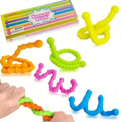 1/3 Stück Sensorische Stäbe, Feinmotorik & Lernspielzeug, für Geburtstag/Halloween/Weihnachtsparty Geschenke, Fidget Stäbe, Reiseflugzeug Essenzielles Spielzeug, Sensorische Fidget Spielzeuge, Taba Quetschspielzeug, Fidget Spielzeuge, Party Tüten Füllungen, Weihnachtsgeschenke, Partyspiele
