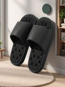 Foot Massage Bathroom Slippers, Soft & Bouncy EVA Non-Slip Shower Sandals, Couples Home Spa Slippers - Slippers - View 16